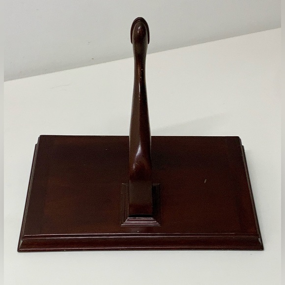 Vtg Virginia Metalcrafters Colonial Williamsburg Mahogany Chippendale Wall Shelf - Picture 14 of 16